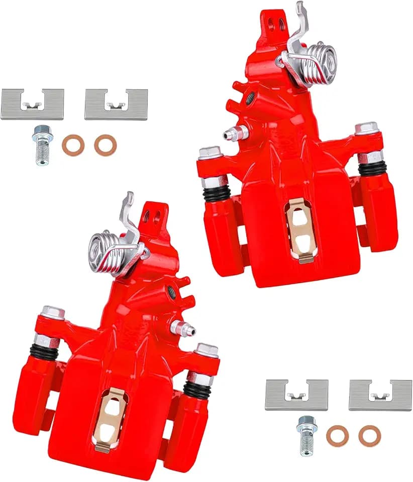 cciyu Rear Left & Right Disc Brake Calipers Assembly 19-B2069 19-B2068
