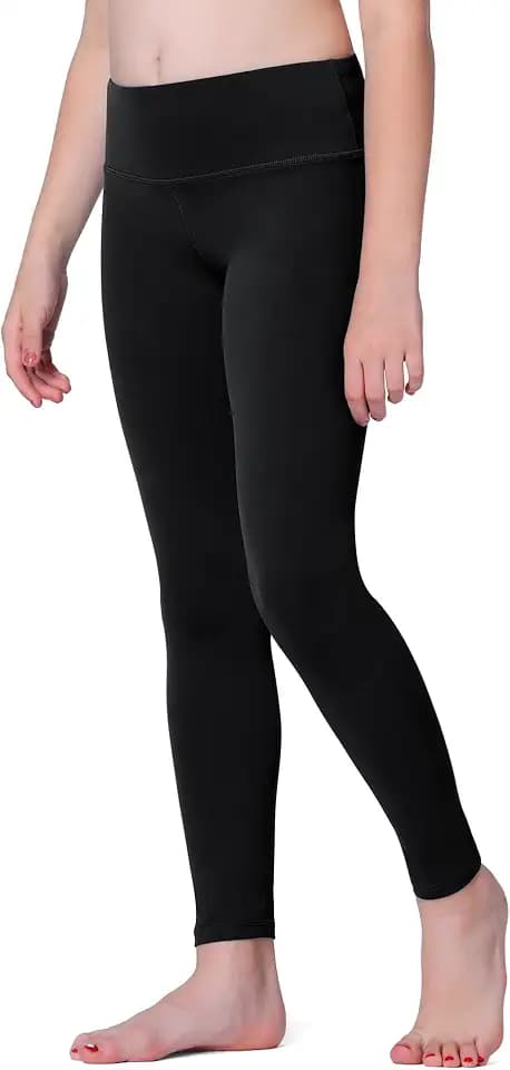 Stelle Girls Leggings with Hidden Pocket for Kids Dance Yoga Athletic Pants