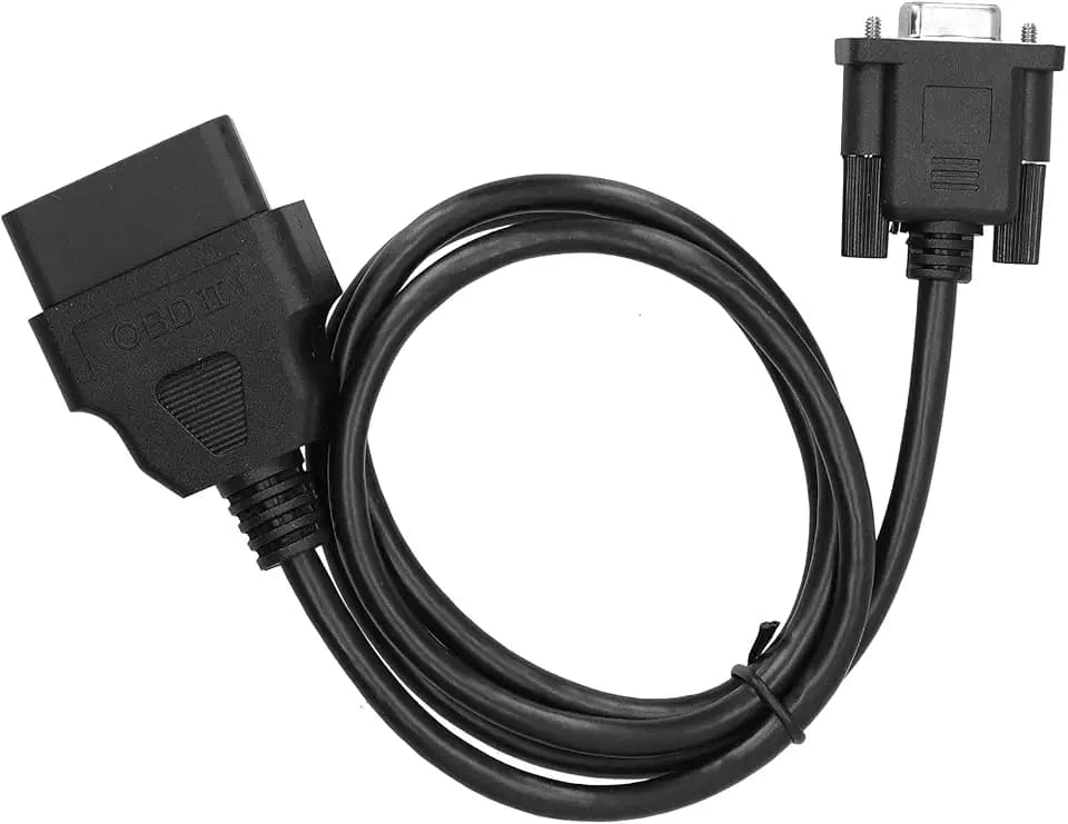 Kabel OBD2, 16-poliger OBD2 auf RS232 DB9 Auto-Diagnose-Schnittstellenadapter Verlängerungskabel Anschlusskabel Ersatz für Auto-Tool