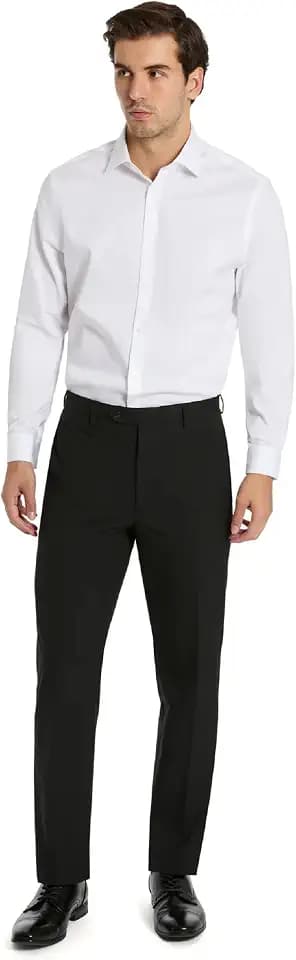 Michael Kors Men's Newbury Classic Fit Dress Pants | Stretch Fabric Chino Pant | Pant for Business & Casual Wear