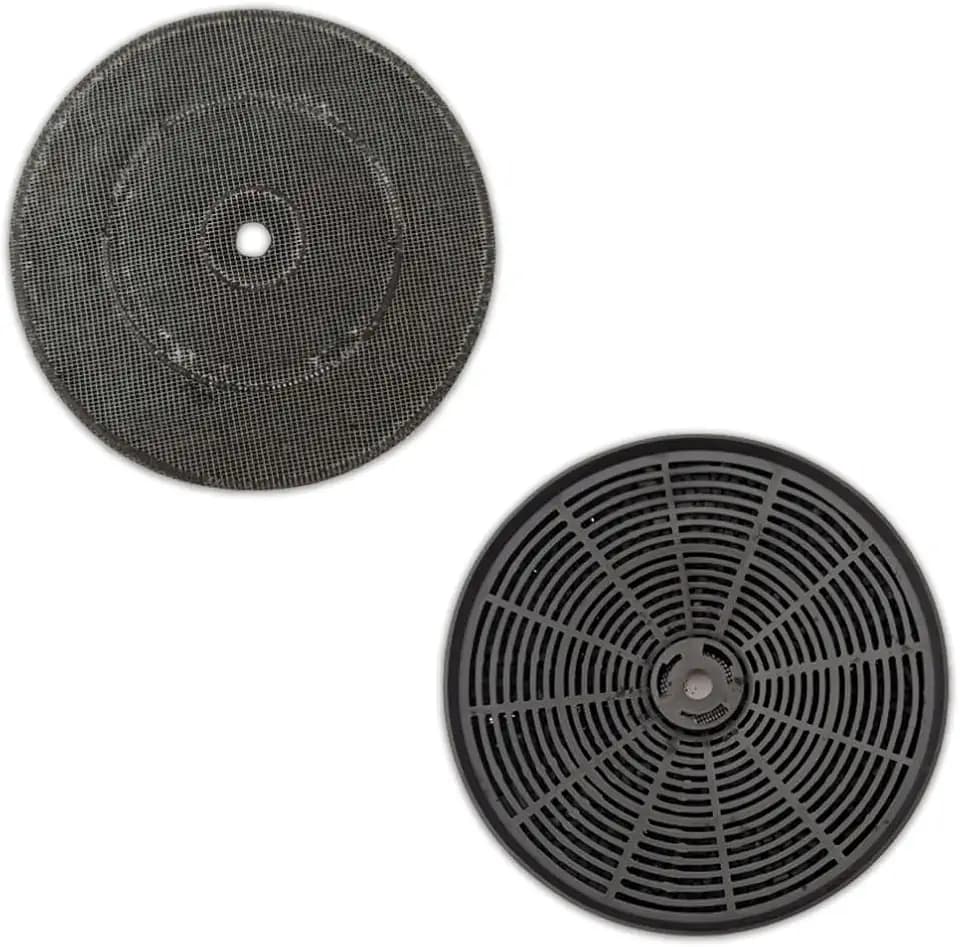 DL SERVICE Aktivkohlefilter für Elica FB01UA Mod.46 Dunstabzugshaube | Ø17,3mm x H 3,5 49011522 9029793792 50290906 für Electrolux, Whirlpool, Elica, Candy