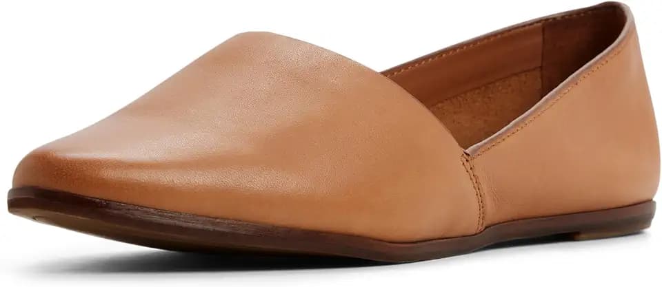 ALDO Women's Blanchette Leather Slip-On Flat Loafer