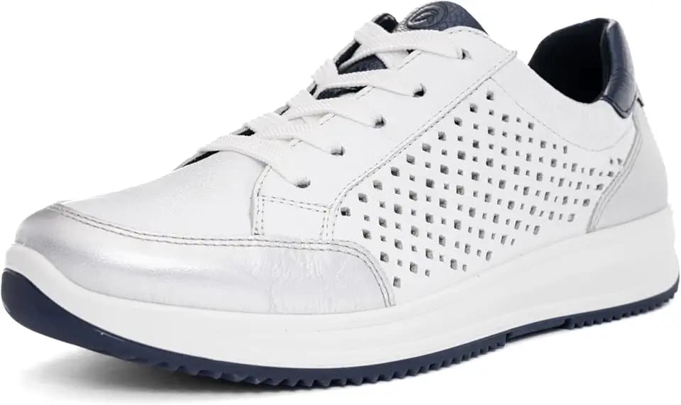 ARA Damen Sneaker Osaka weiß,Silber,Night