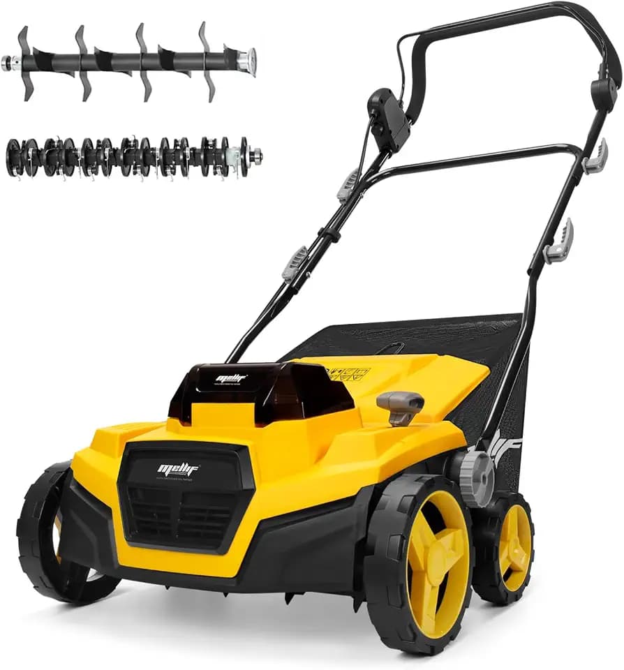 Cordless Lawn Dethatcher and Scarifier Compatible with Dewalt 20V Battery