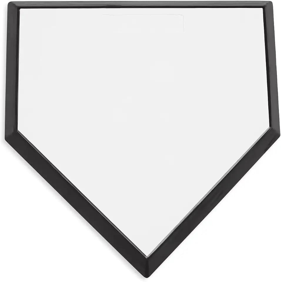 Champion Sports Home Plates – Durable Molded Rubber Baseball/Softball Home Base with Various Bottom & Anchor Options, In-Ground, Waffle, Metal, or Hardwood Base Styles Available