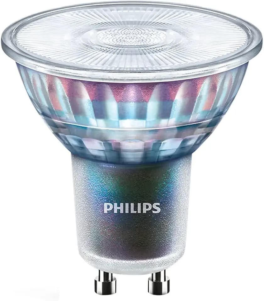 Philips LED-Lampe MASTER LEDspot ExpertColor 5.5-50W GU10 927 25D, Weiß