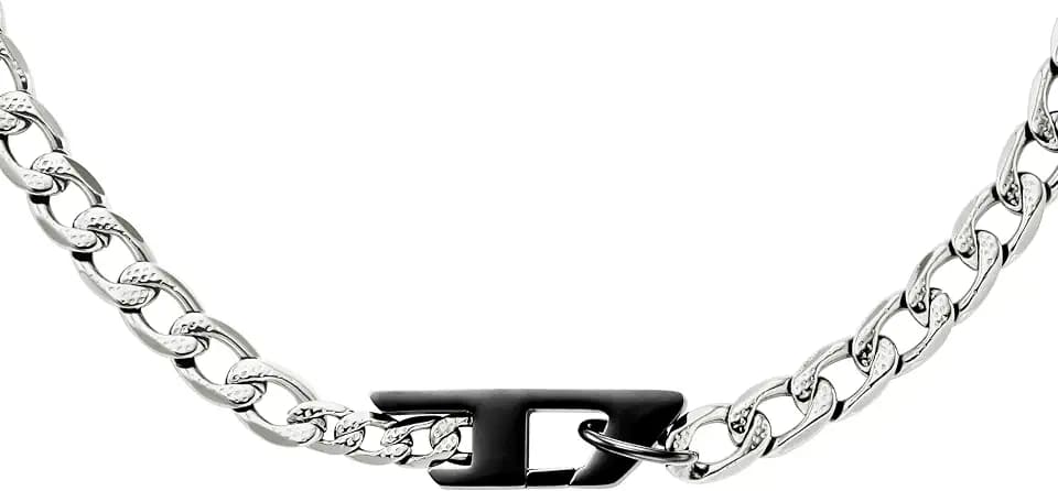 Diesel Two-Tone Stainless Steel Chain Necklace (Model: DX1636931)