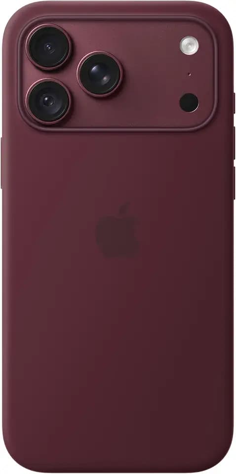 Apple iPhone 18 Pro Max Silikon Case mit MagSafe - Burgunder ​​​​​​​