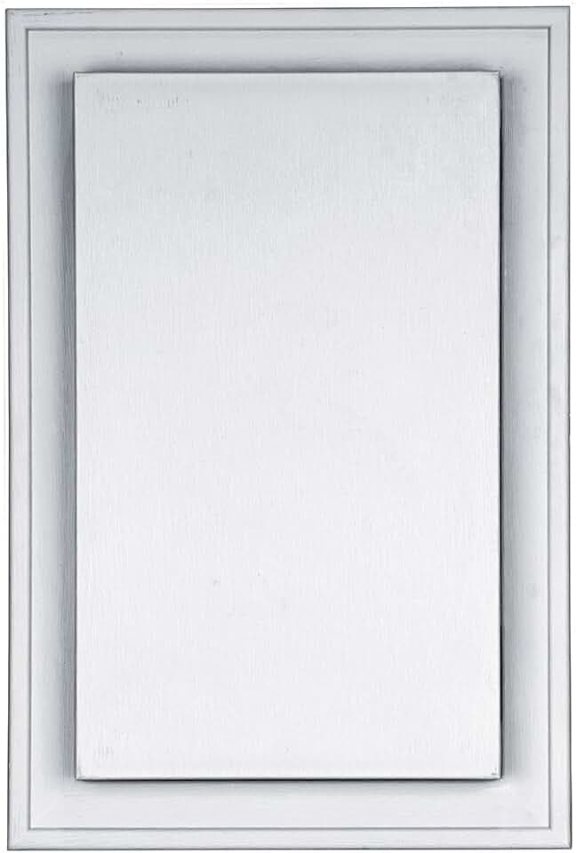 Builders Edge 130120010001 Insulated Siding Jumbo Mount Block 001, White