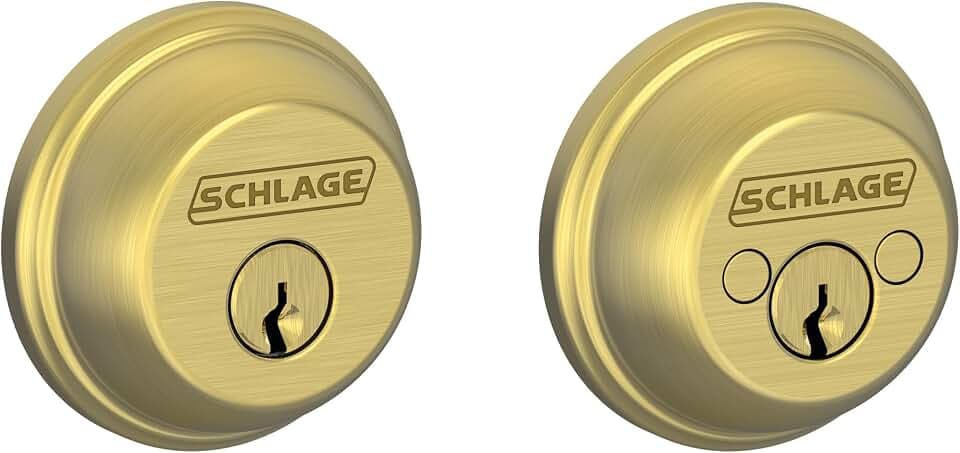 Schlage B62 Doppelzylinder Stufe 1 Riegel aus der B-Serie, B62N 608