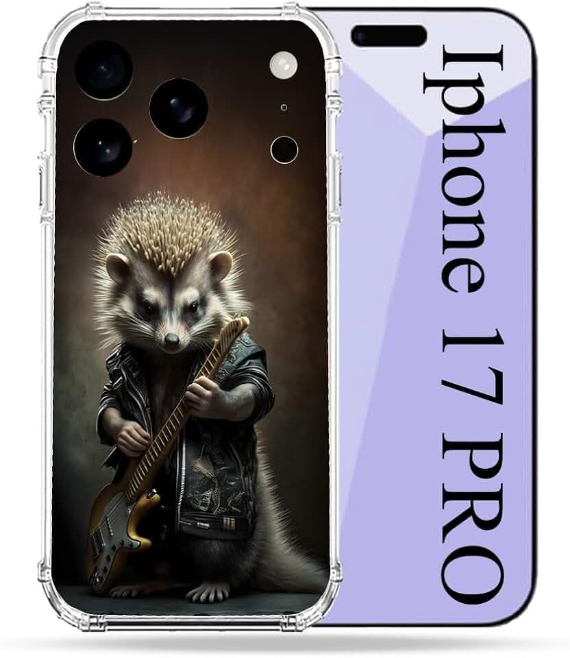 Verstärkte Schutzhülle für iPhone 17 Pro, Musik Rock Herisson