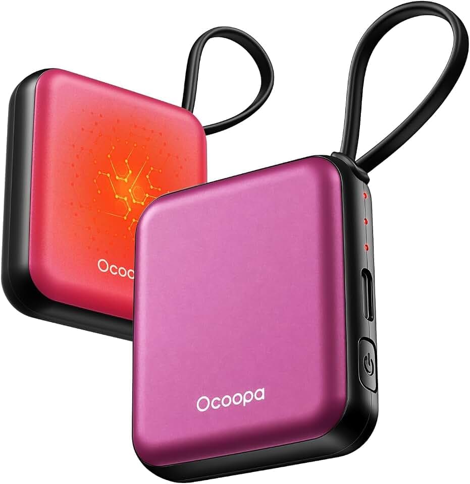 Ocoopa UT5 Nano Rechargeable Hand Warmers, 2-Pack