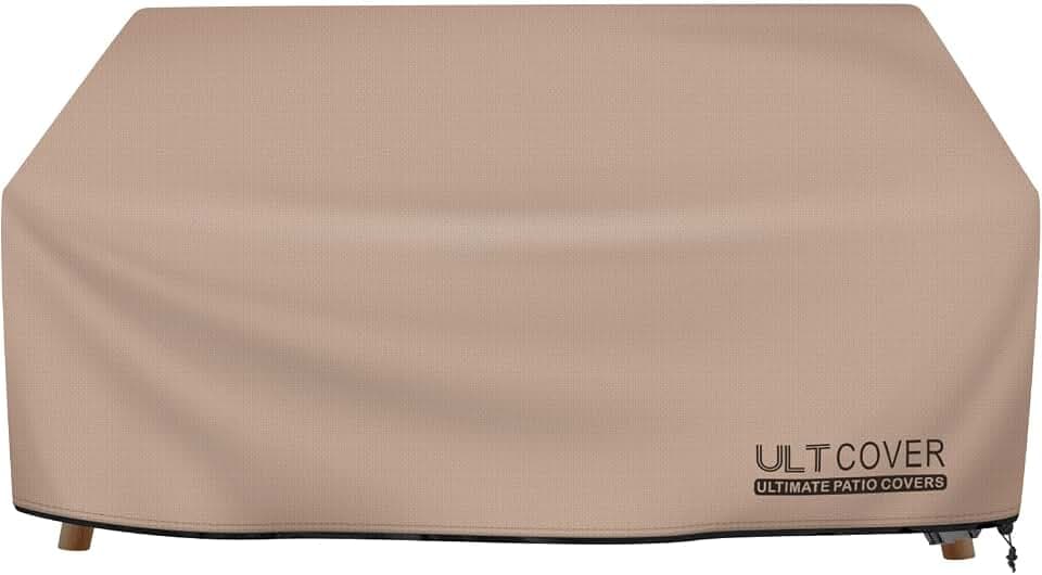 ULTCOVER Waterproof Patio Sofa Furniture Cover 90W x 40D x 35H inch