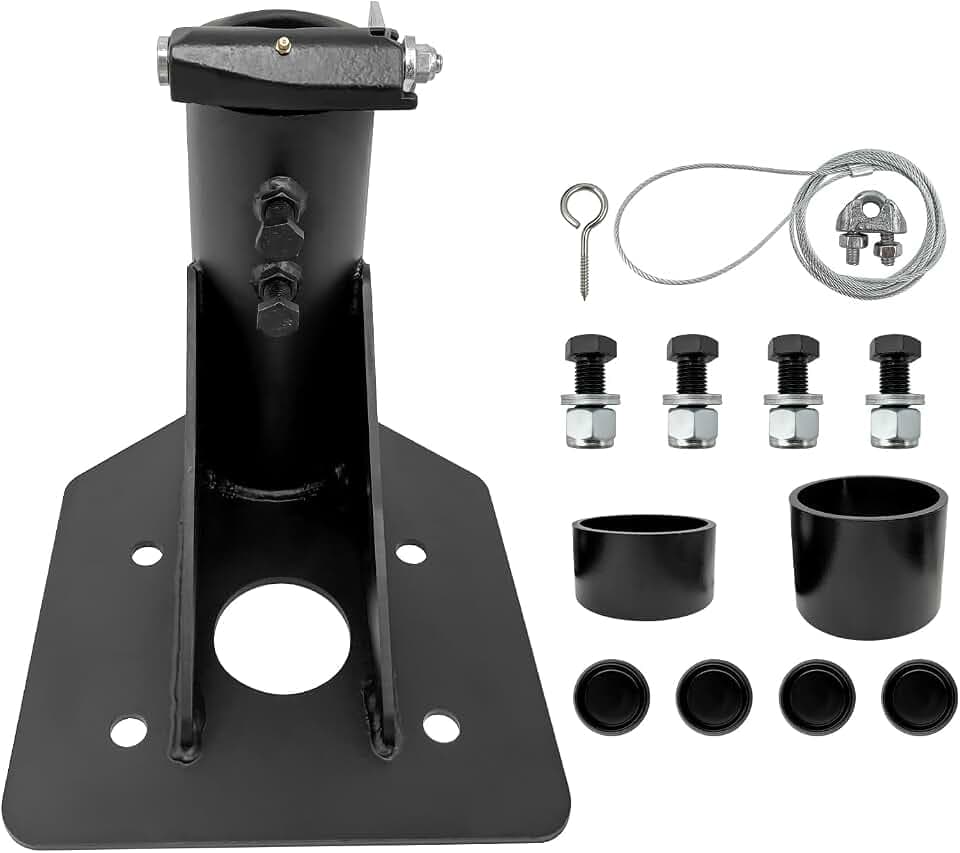 12"-17" Adjustable Fifth(5th) Wheel RV Camper Trailer Adapter Hitch to Gooseneck 2 5/16" Ball 12217