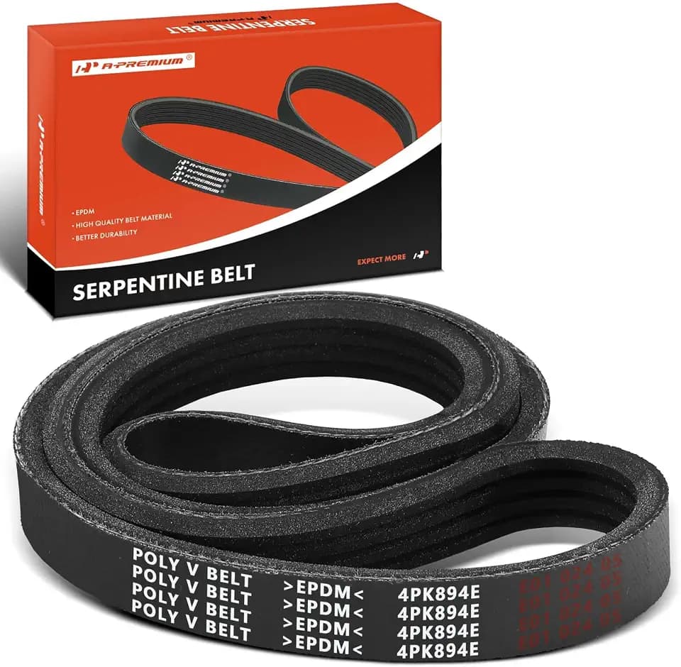 A-Premium Stretch Fit Power Steering Serpentine Belt 4-Rib 35.51 In