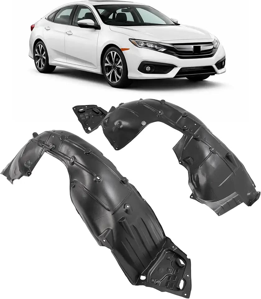 HECASA Fender Liner Compatible with 2016-2019 Honda Civic