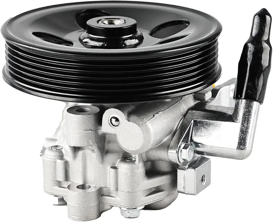 WMPHE Power Steering Pump with Pulley Compatible with Hyundai Sonata 2.4L L4 2006 2007 2008 2009 2010, Replacement for 21-5476, 57100-3K000