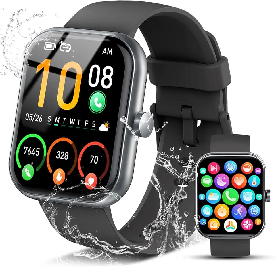 2026 Smart Watch for Men Women (Answer/Make Call), 1.96" HD Fitness Tracker