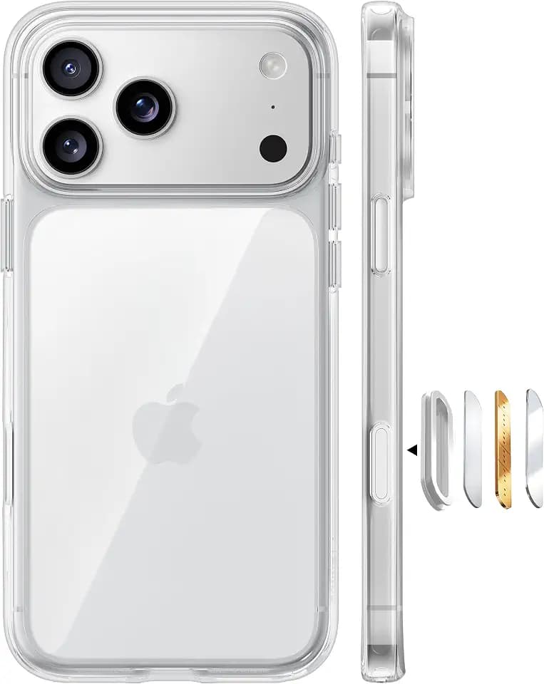 TORRAS Shockproof Case for iPhone 17 Pro Max Clear, Anti-Yellowing