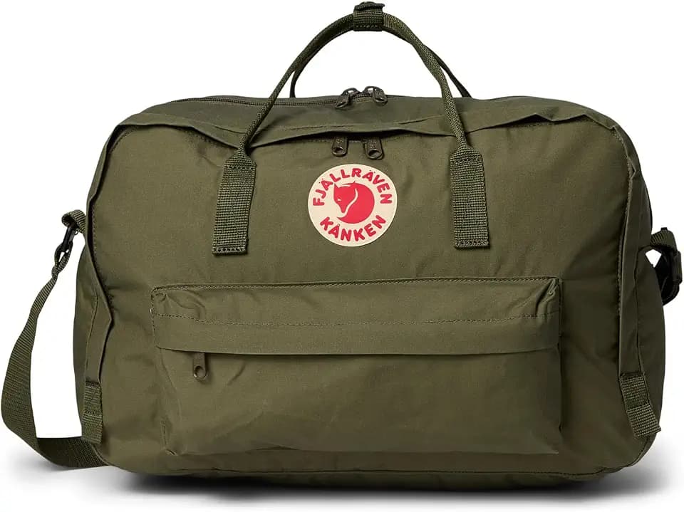Fjallraven Kanken Weekender Bag, Large Travel Tote and Duffel for Overnight and Everyday Carry, Green