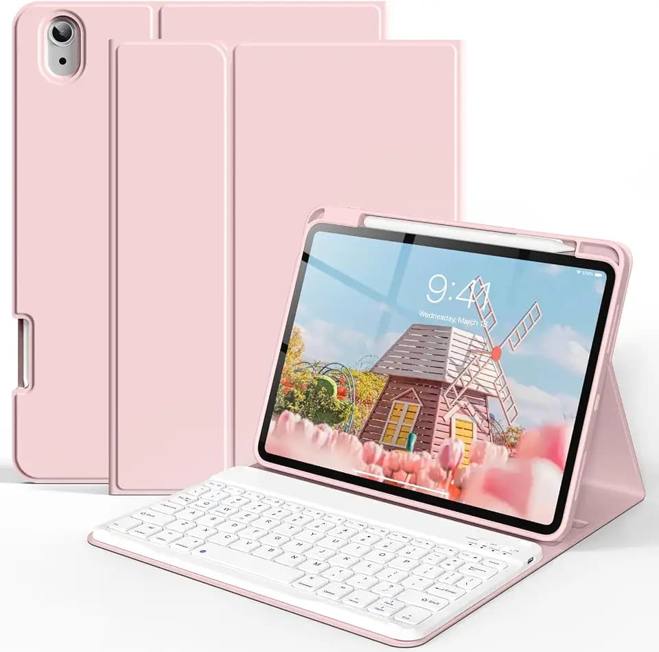 JKSML Keyboard Case for iPad (A16) 11th/10th Generation 2025/2022
