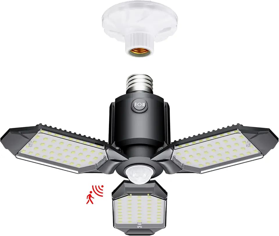 Motion Sensor Garage Lights for Ceiling 80W 8000LM 1Pack