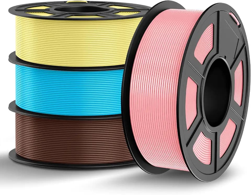 TECBEARS PLA Filament 1.75mm Mehrfarben Bundle 4KG