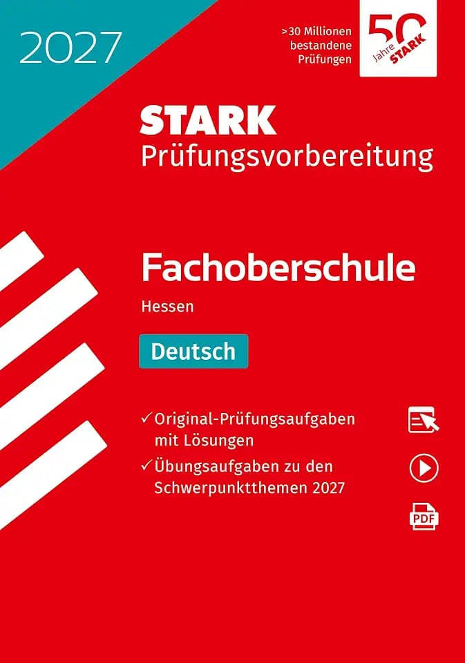 STARK Deutsch - Abschlussprüfung FOS 2027 Hessen - Prüfungsvorbereitung (Abitur-Prüfungen)