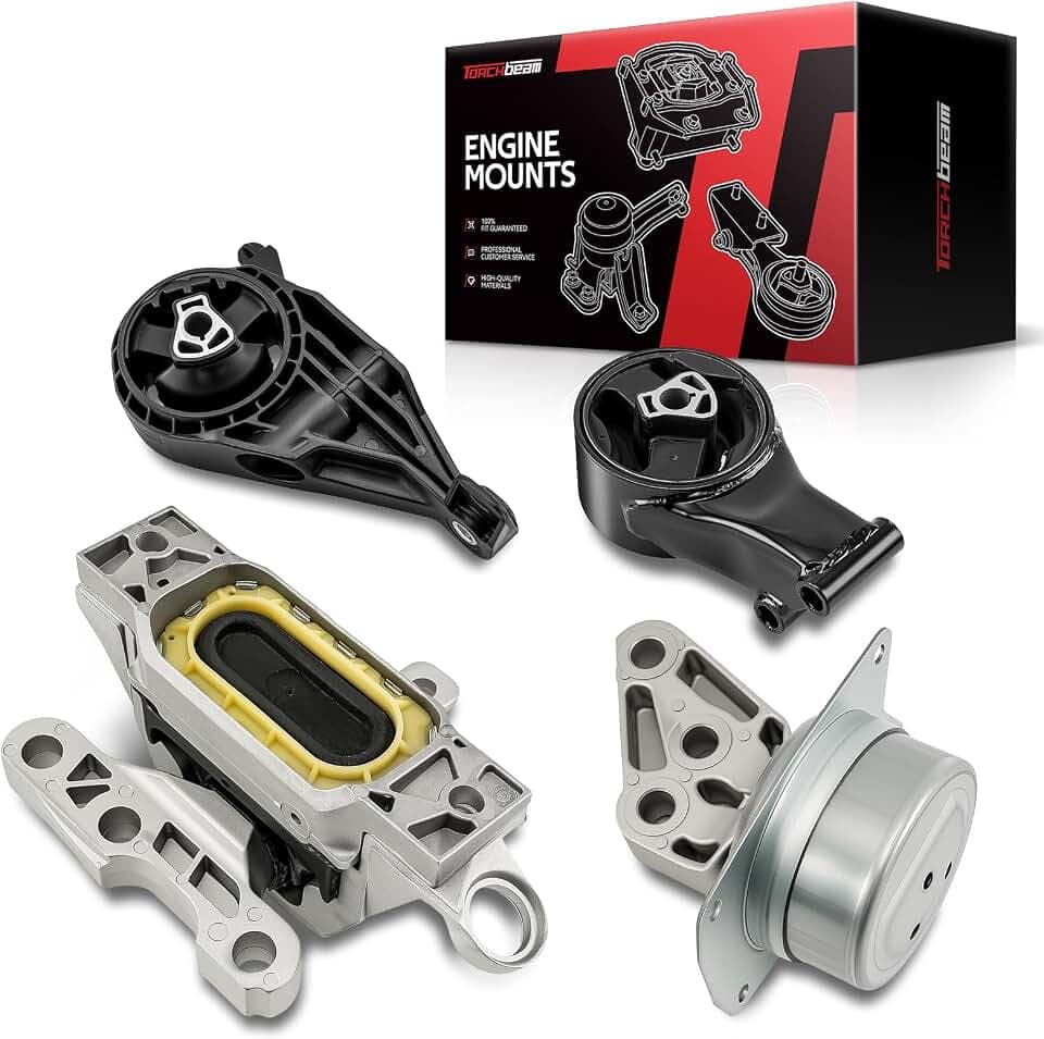 Torchbeam Set of 4 Engine Mounts Fit for Buick Lacrosse FWD 2010-2016 3.6L