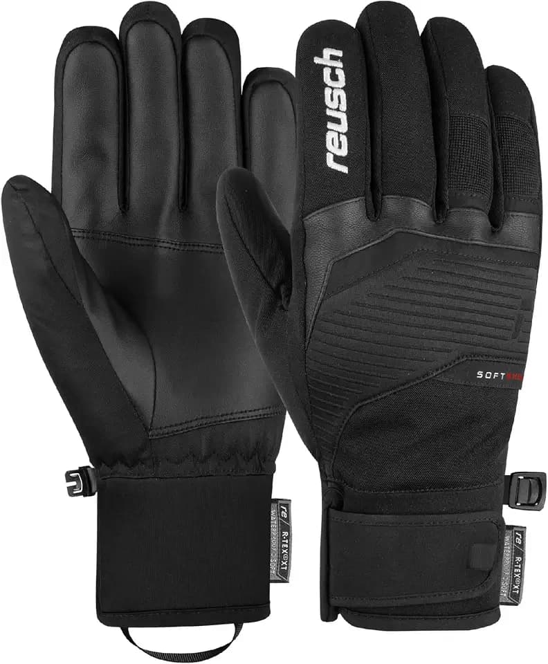 Reusch Skihandschuhe Herren & Damen | sehr warm, wasserdicht & atmungsaktiv | Winterhandschuhe mit Klettverschluss & Softshell, für Ski, Outdoor & Freizeit, Größe 6,5-11, Venom R-TEX XT
