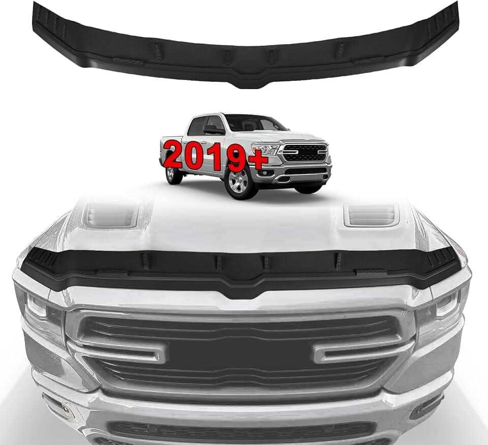 TripleAliners Hood Bug Deflector Protector for 2019-2025 2026 Ram 1500