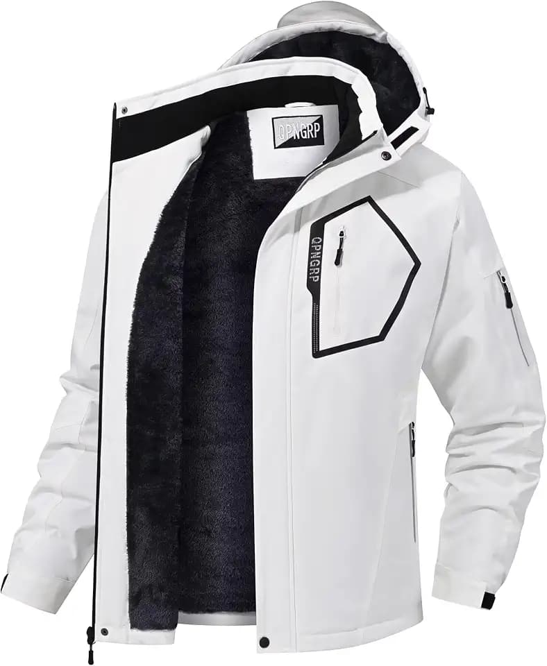 QPNGRP Men's Ski Jacket Winter Coat
