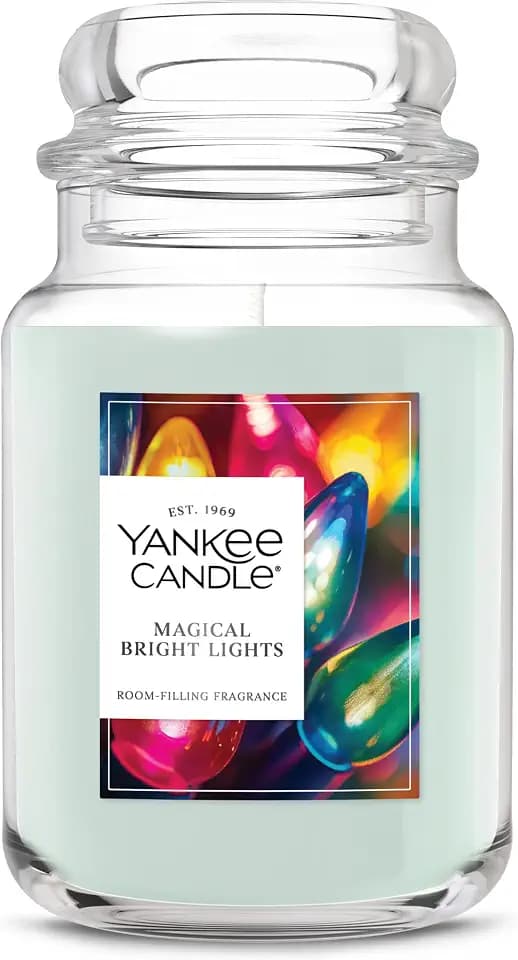 Yankee Candle Magical Bright Lights Scented Candle, 22oz Large Jar
