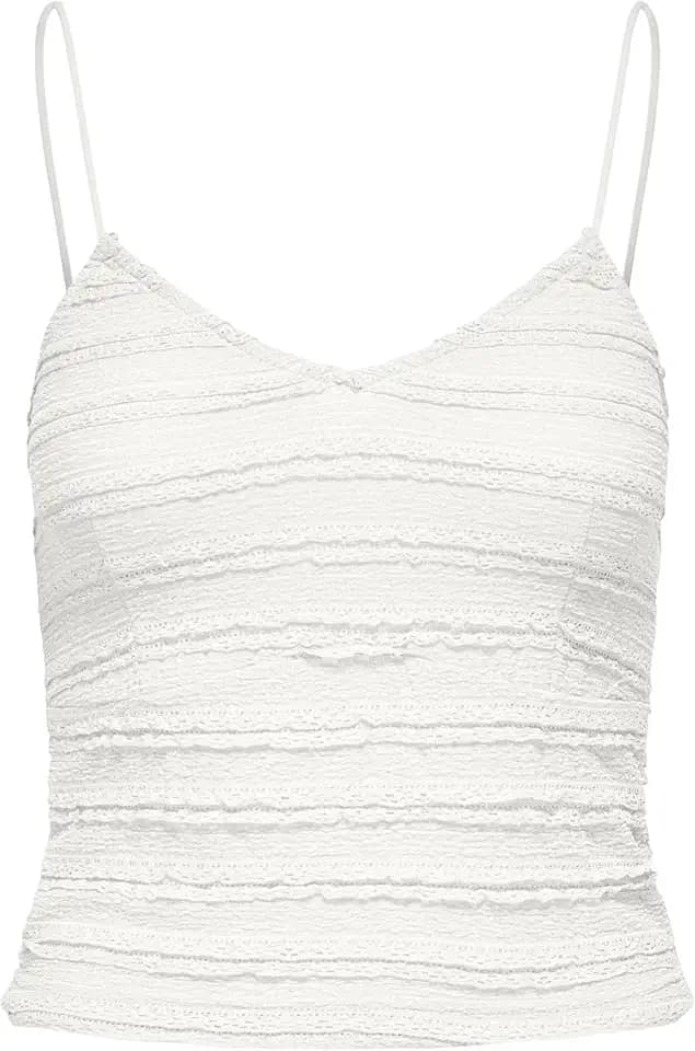 ONLY Damen Onlgayle S/L Cropped Top Box JRS