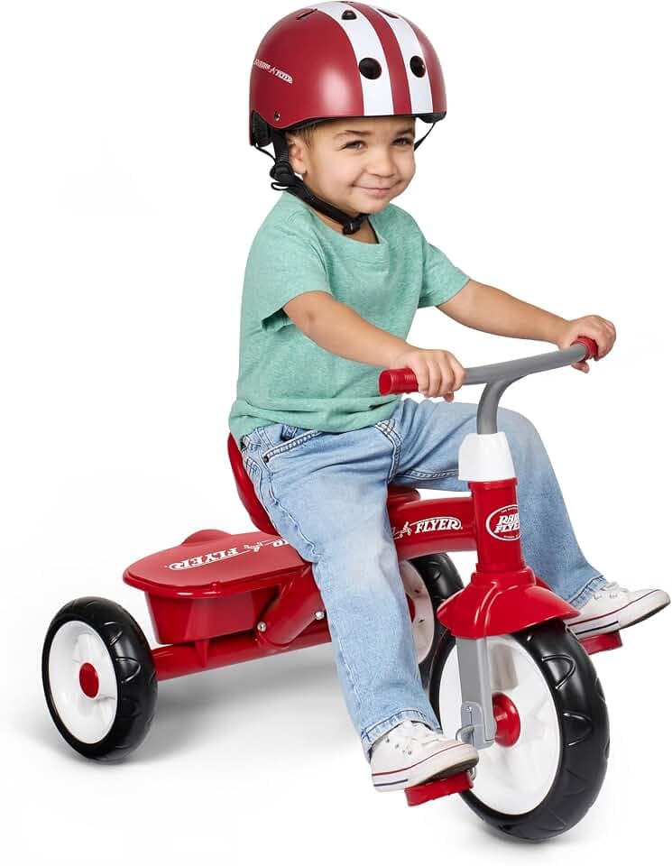 Radio Flyer Rotes Dreirad, Dreirad für Kleinkinder im Freien, Alter 2,5 bis 5 Jahre (exklusiv bei Amazon)
