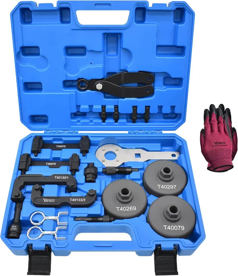21PCS Camshaft Timing Tool Kit Fit for Audi VW, T40133 T40070 T10355 M14
