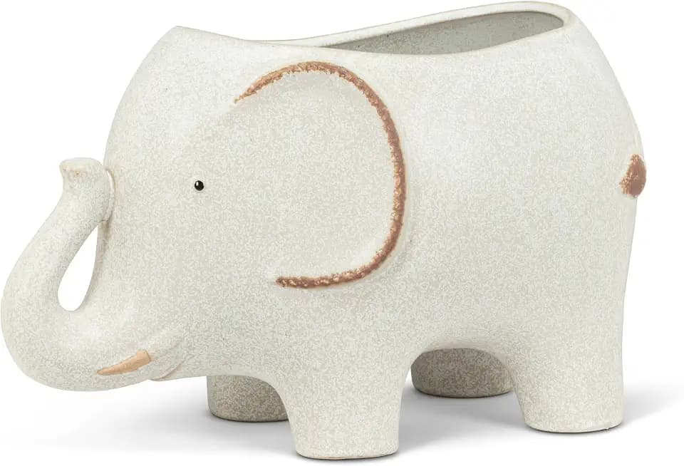 Abbott Collection Large Elephant Planter