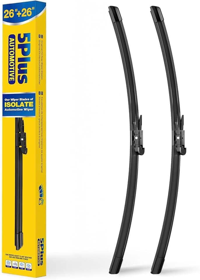 5 PLUS Custom-Fit Wipers fits 2013-2020 Ford Fusion Wiper Blades