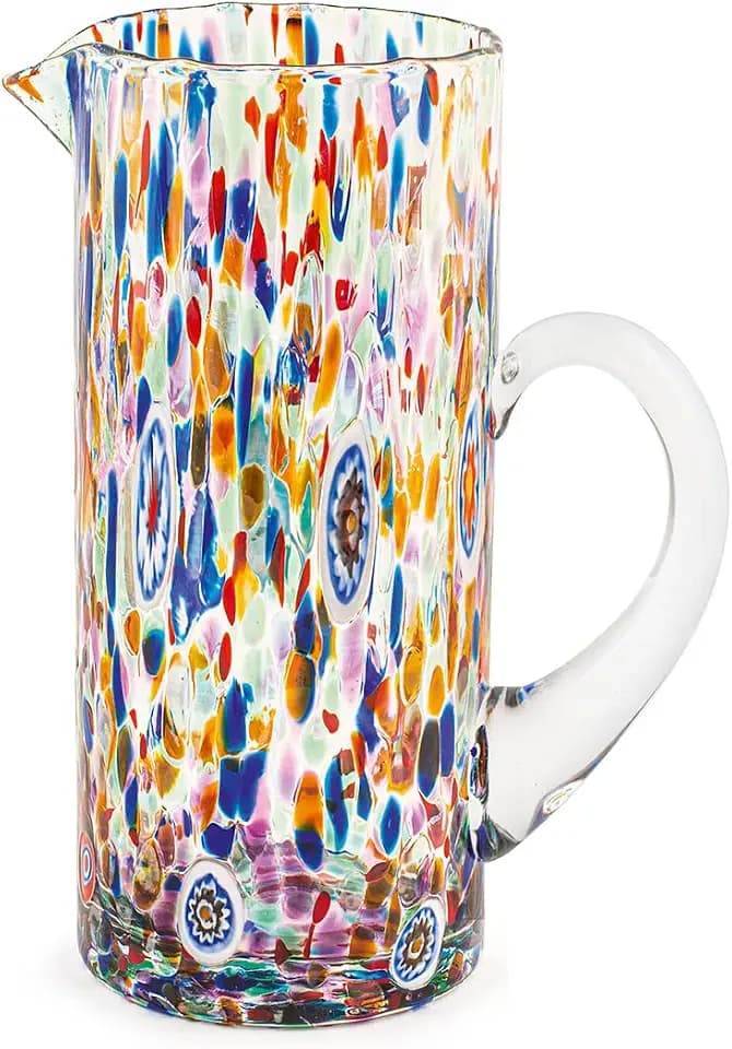 H&h Veneziano Glaskrug, mehrfarbig, 1,3 l