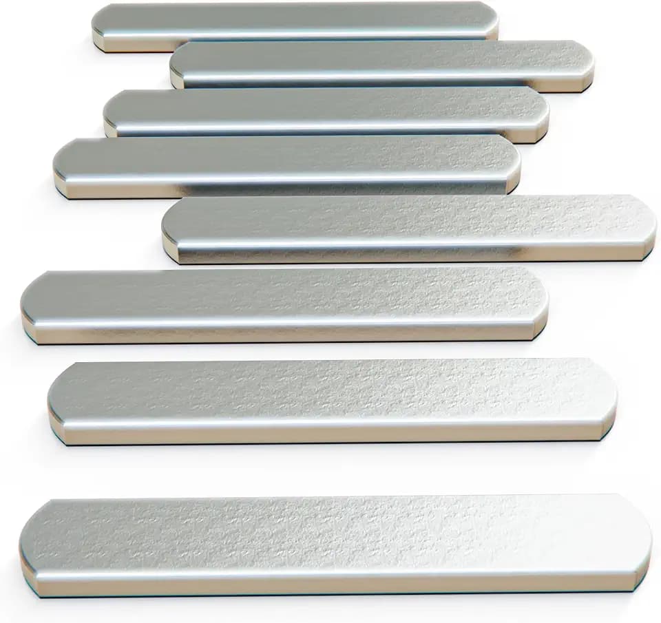 Mavee Fractional Weight Vest Plates, Rustproof Solid Steel Inserts for Rucking, Tactical Carrier & Strength Training