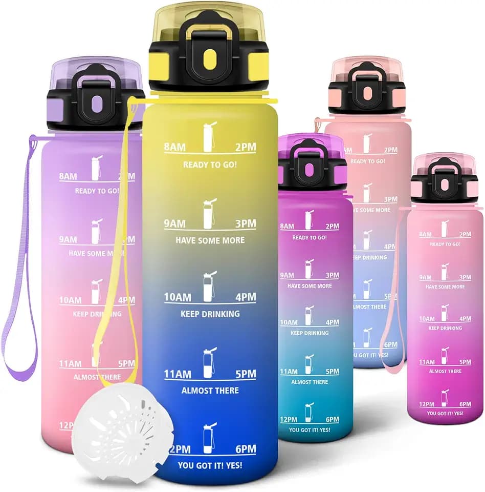 Motswedi Trinkflasche, 500ml - Gänseblümchengelb & Königsblau