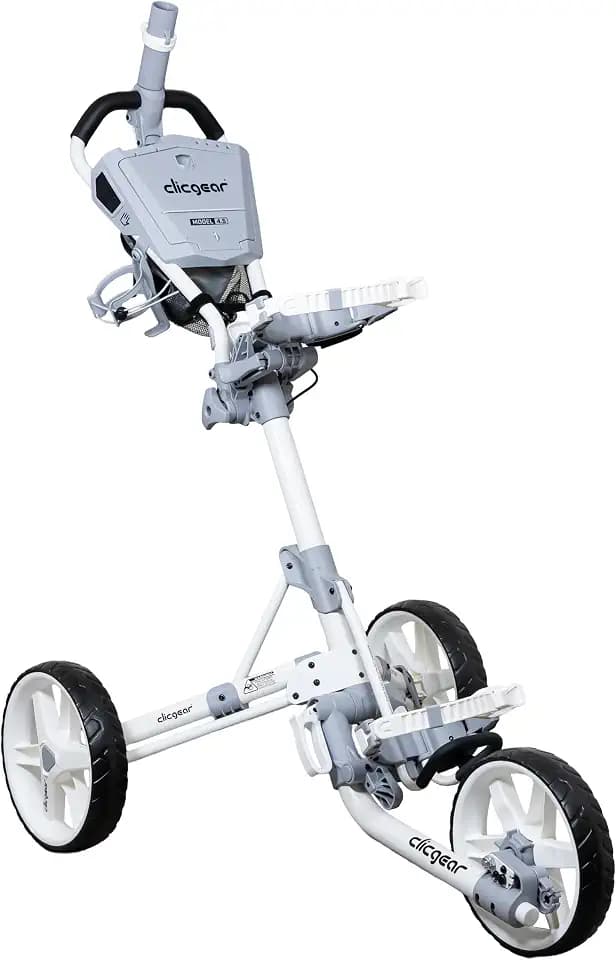 Clicgear Model 4.5 Golf Push Cart, Premium 3-Wheel Foldable Walking Golf Cart