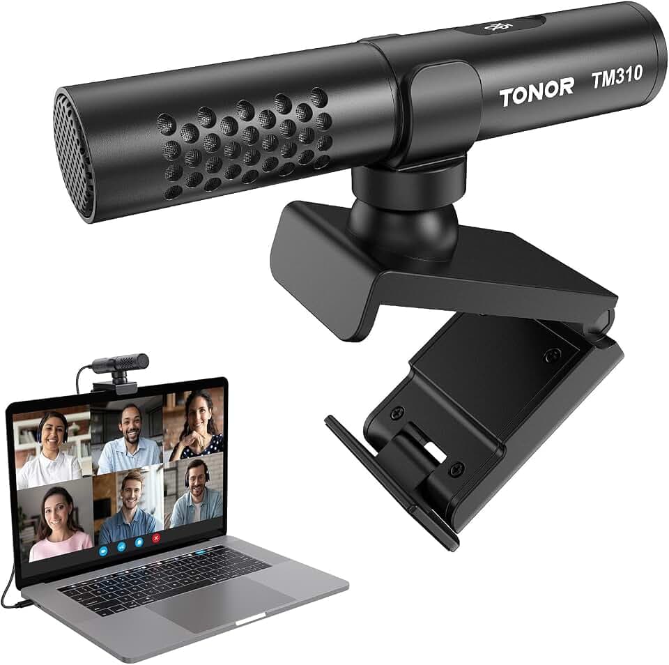 TONOR USB Conference Microphone for Laptop, Computer Mic with Mute Button