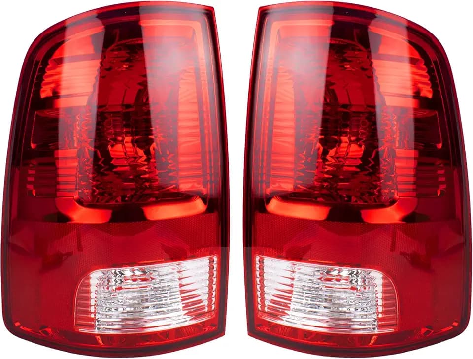 Boine Compatible With 2009-2018 Dodge Ram 1500 2500 3500 Pickup Driver and Passenger Side Tail Light - Bulb Included