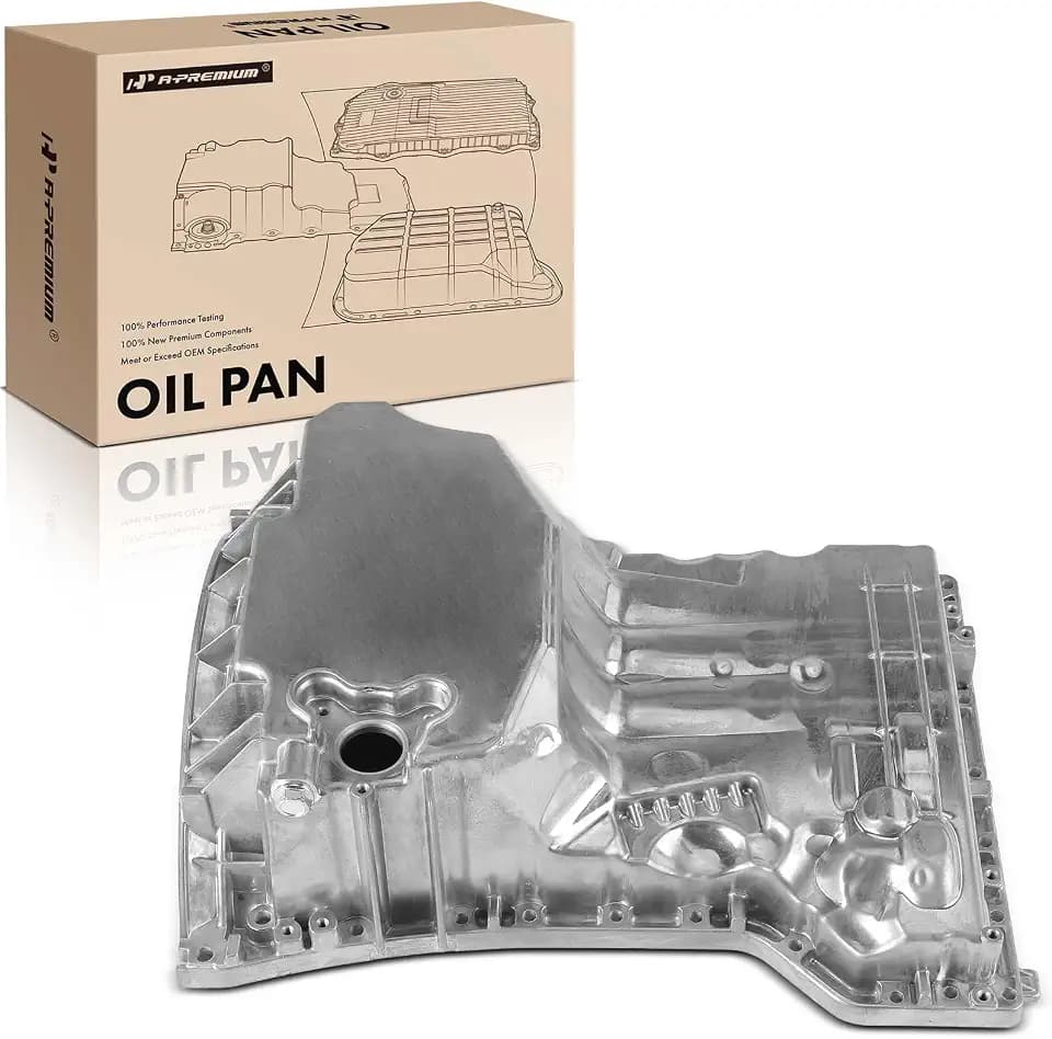 A-Premium Engine Oil Pan Sump with Drain Plug