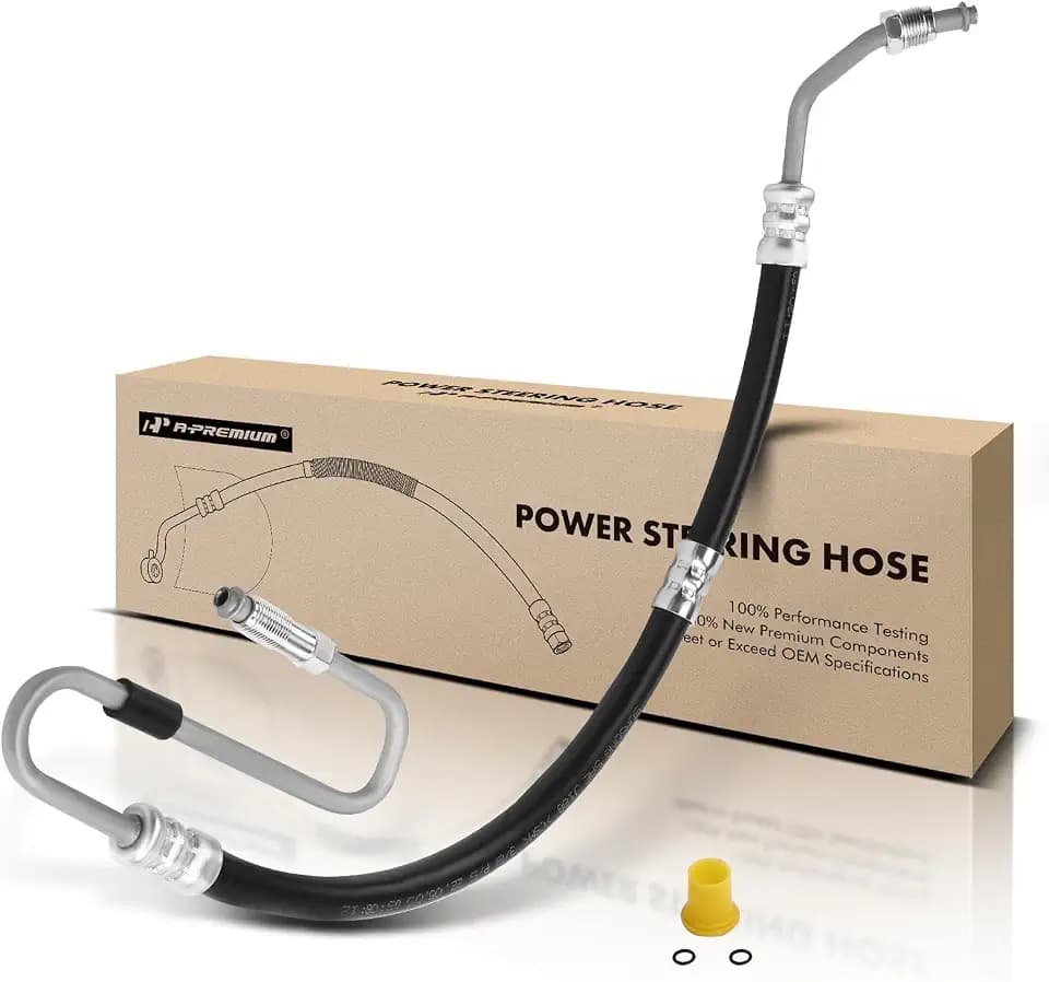 A-Premium Power Steering Pressure Hose Assembly, Pump to Rack/Gear