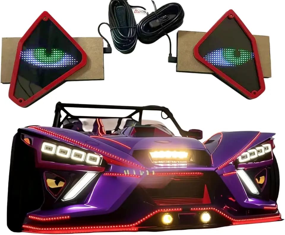 Devil-Eyes LED Vent Gap Fillers Compatible with Polaris Slingshot 2020-2024