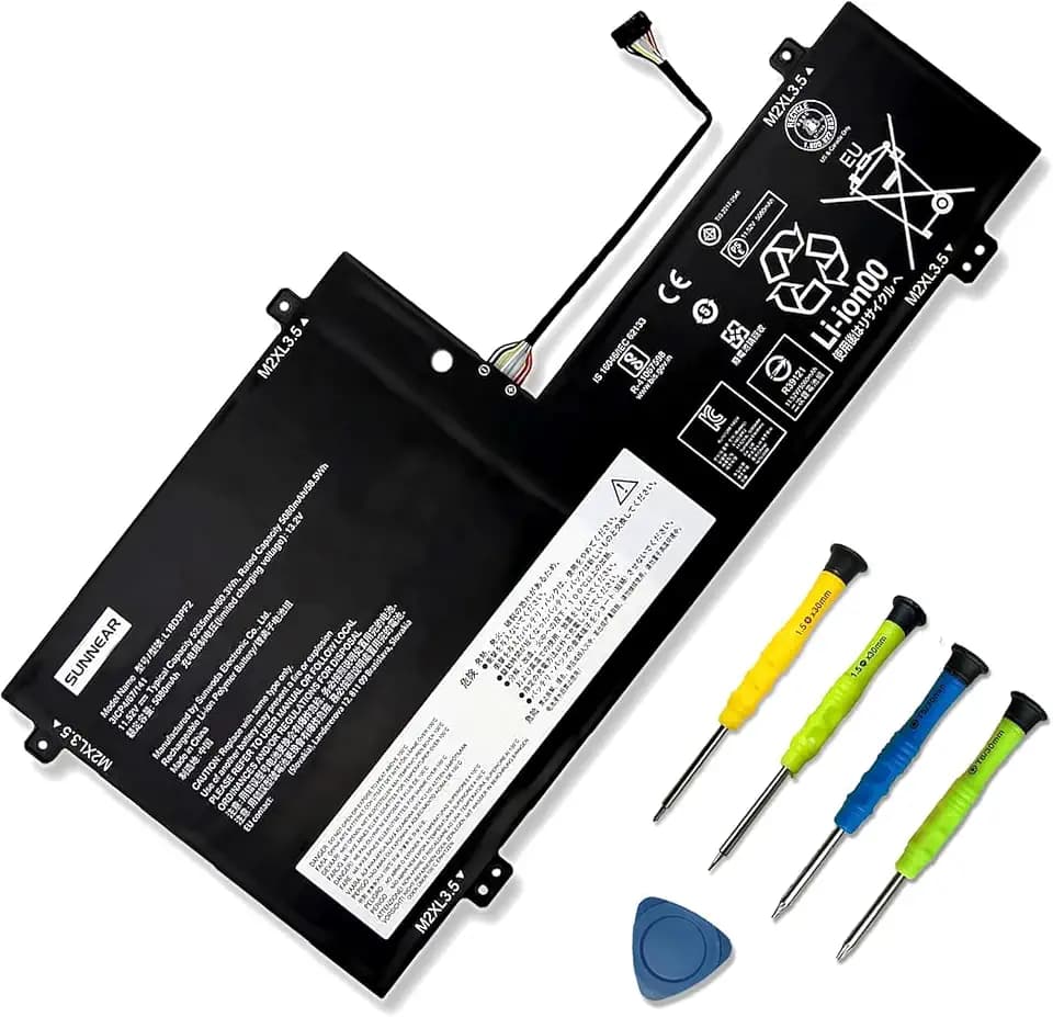 L18D3PF2 L18M3PFA Laptop Battery Replacement for Lenovo Yoga C740-15IML C740-15 81TD Series Notebook 5B10T83740 5B10W67402 5B10T83739 5B10W67258 3-Cell 11.52V 60.3Wh 5235mAh