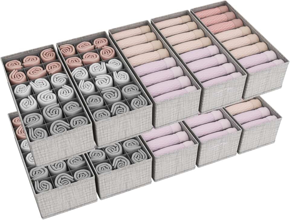 Lifewit 10 Pack Hemnes Organizer mit Stützplatte für Kommode in 2 Größen