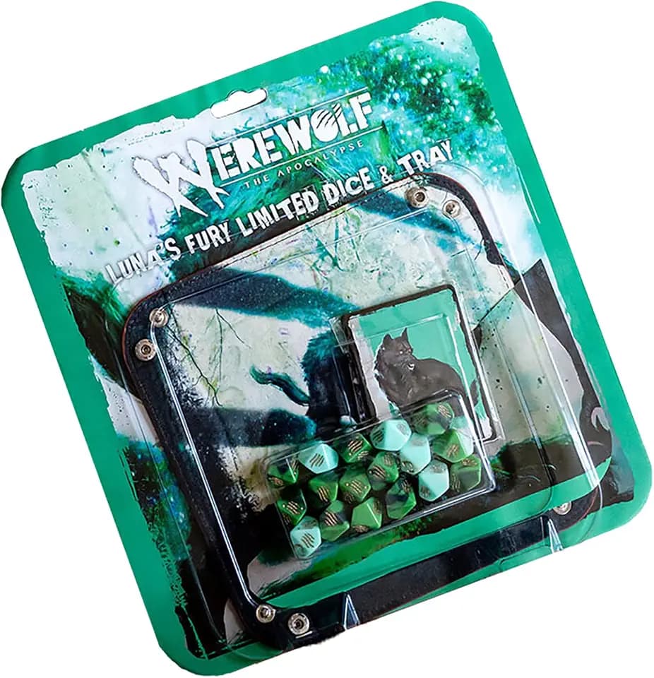Renegade Game Studios Werewolf: The Apocalypse Luna's Fury Dice & Tray